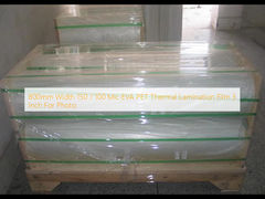 800 মিমি প্রস্থ 150 / 100 মাইক ইভা পিইটি থার্মাল ল্যামিনেশন ফিল্ম 3 ইঞ্চি ছবির জন্য