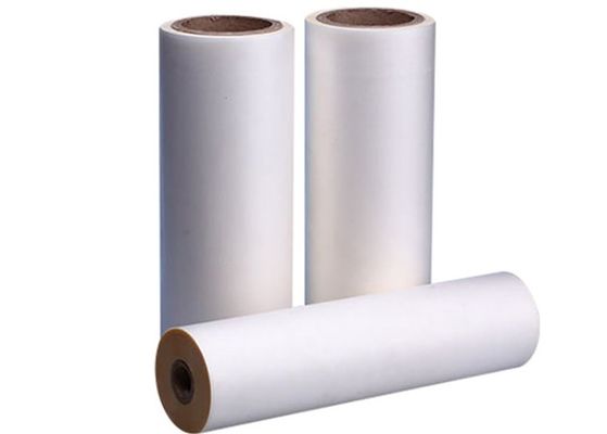 ভালো দাম 18mic অ্যান্টি স্ক্র্যাচ ফিঙ্গারপ্রিন্টস প্রুফ থার্মাল ল্যামিনেশন ফিল্ম রোল নরম স্পর্শ কাগজ মুদ্রণের জন্য অনলাইন